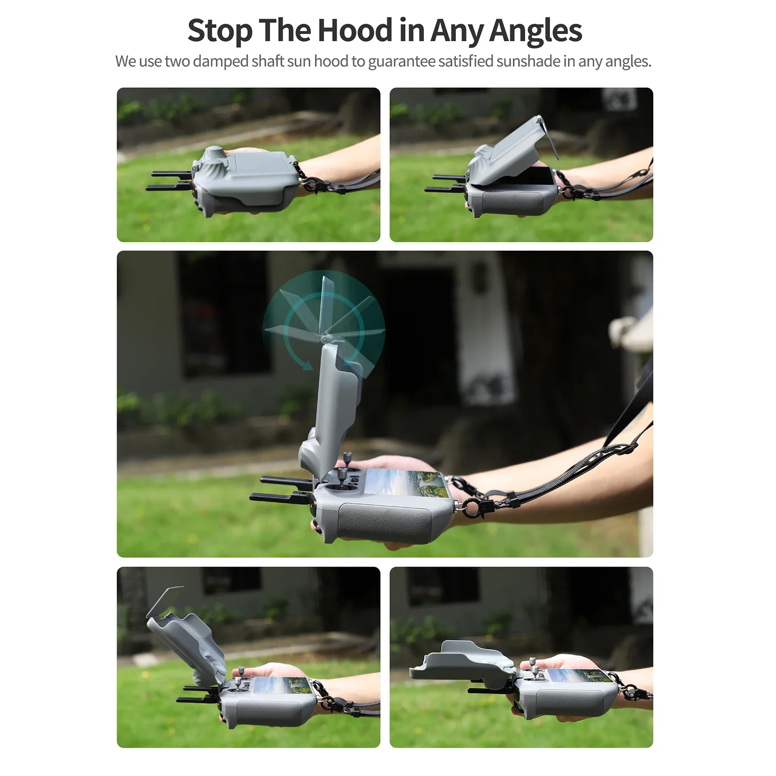 Cubierta protectora de pantall - Drone Sun Shade reseña y precio